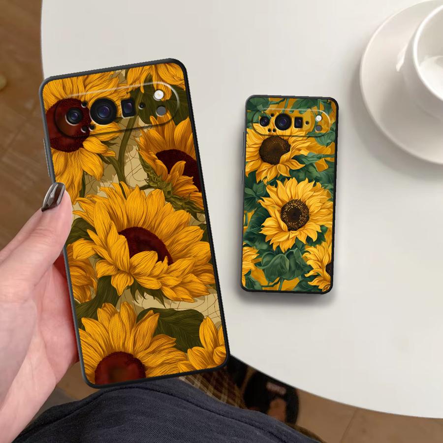 Google Pixel 8A - ひまわり海 Funda 電話カバーケース Google Pixel 10A