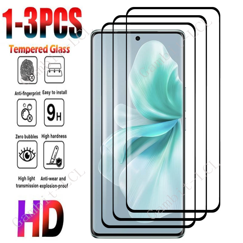 Vivo V40 - 1-3 個 3D 曲面フル強化ガラス Vivo V40